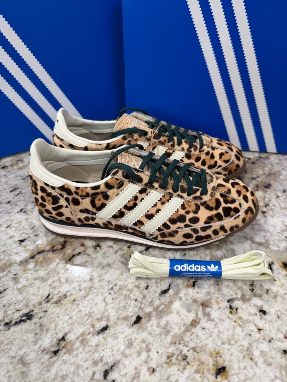 adidas SL 72 OG Leopard / Magic Beige / Ivory / Off White - Picture 4 of 7